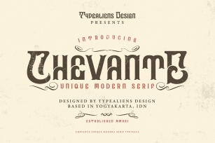 Chevante Font Download