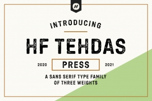 HF Tehdas Press Font Download