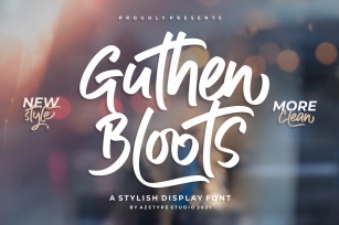New Guthen Bloots • New Style!!! Font Download
