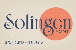 Solingen Family Font Download