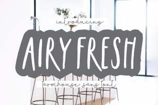 AIRY FRESH Distressed Farmhouse Font Download