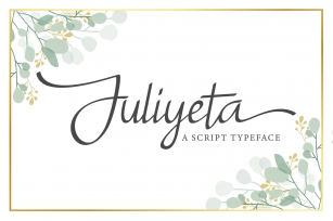 Juliyeta script Font Download