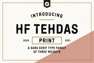 HF Tehdas Print Font Download