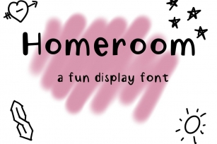 Homeroom Font Download