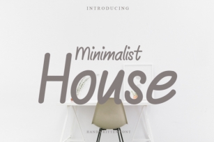 Minimalist House Font Download