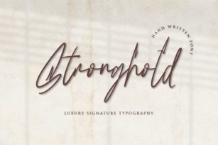 Stronghold Font Download