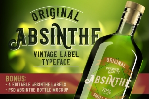Original Absinthe Layered Font Font Download