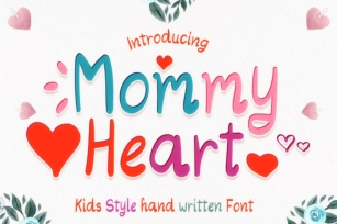Mommy Heart Font Download
