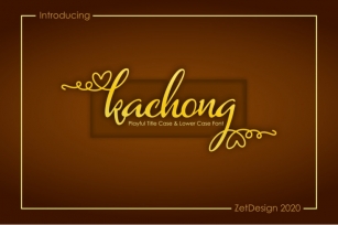 Kachong Font Download