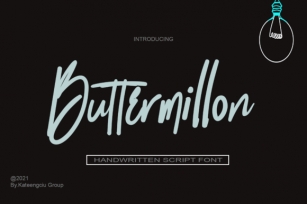 Buttermillon Font Download