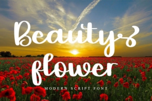Beauty Flower Font Download
