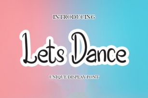 Lets Dance Font Download
