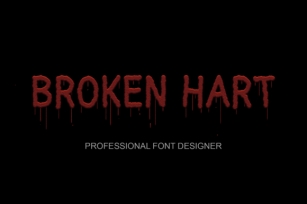 Broken Hart Font Download