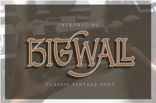 Bigwall Font Download