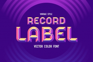 Record Label Font Download