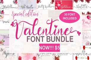 Valentine Bundle Font Download