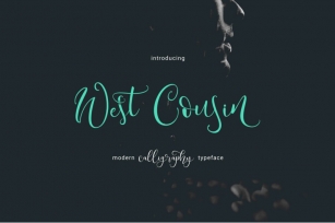 West Cousin Typeface Font Download