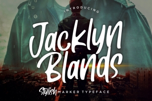 Jacklyn Blands Stylish Marker Font Download