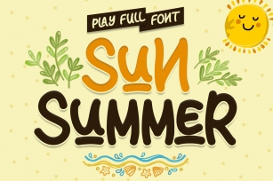 Sun Summer Font Download