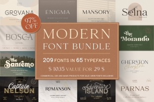 Modern Bundle Font Download