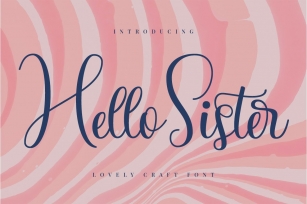 Hello Sister Font Download