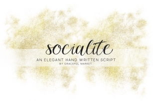Socialite Script Font Font Download