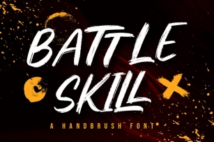 Battle Skill - Brush Font Font Download