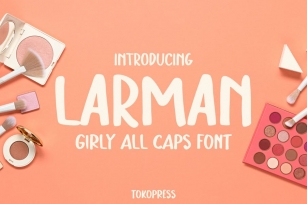 Larman - girly font Font Download