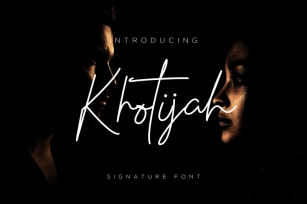 Khotijah Font Signature Font Download