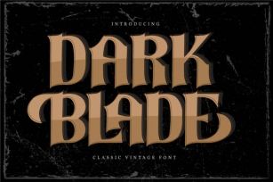 Dark Blade Font Download