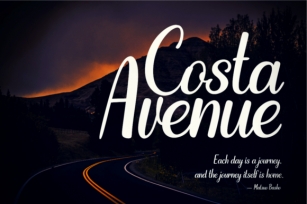 Costa Avenue Font Download