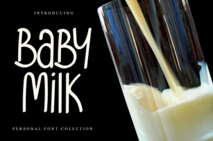 Baby Milk Font Download