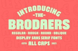 Brodaers Font Download