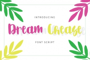 Dream Chease Font Download