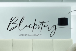 Blackstory Font Download