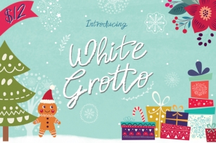 White Grotto Font Font Download