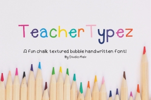 Bubble Chalk Hand Writting Font Download