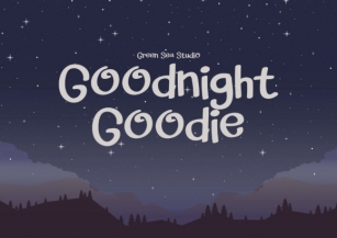 Goodnight Goodie Font Download