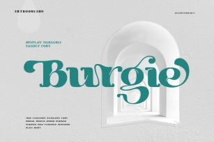 Burgie Font Download