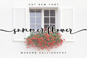 Summer Flower Font Download