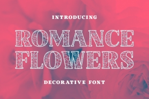 Romance Flowers Font Download