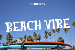 Beach Vibe - Summer font Font Download