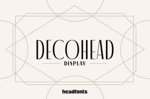 Decohead Display Font Download