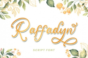 Raffadyn - Wedding Font Font Download