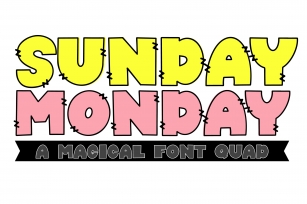 Sunday Monday Font Download