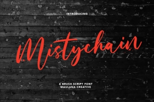 Mistychain Brush Script Font Download