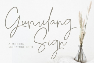 Gumilang Sign Font Download