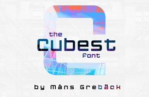 Cubest — Sci-Fi Sans Serif! Font Download
