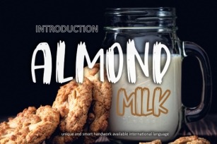 Almond Milk Font Download