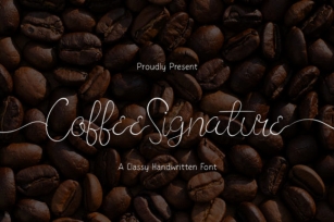 Coffee Signature Font Download